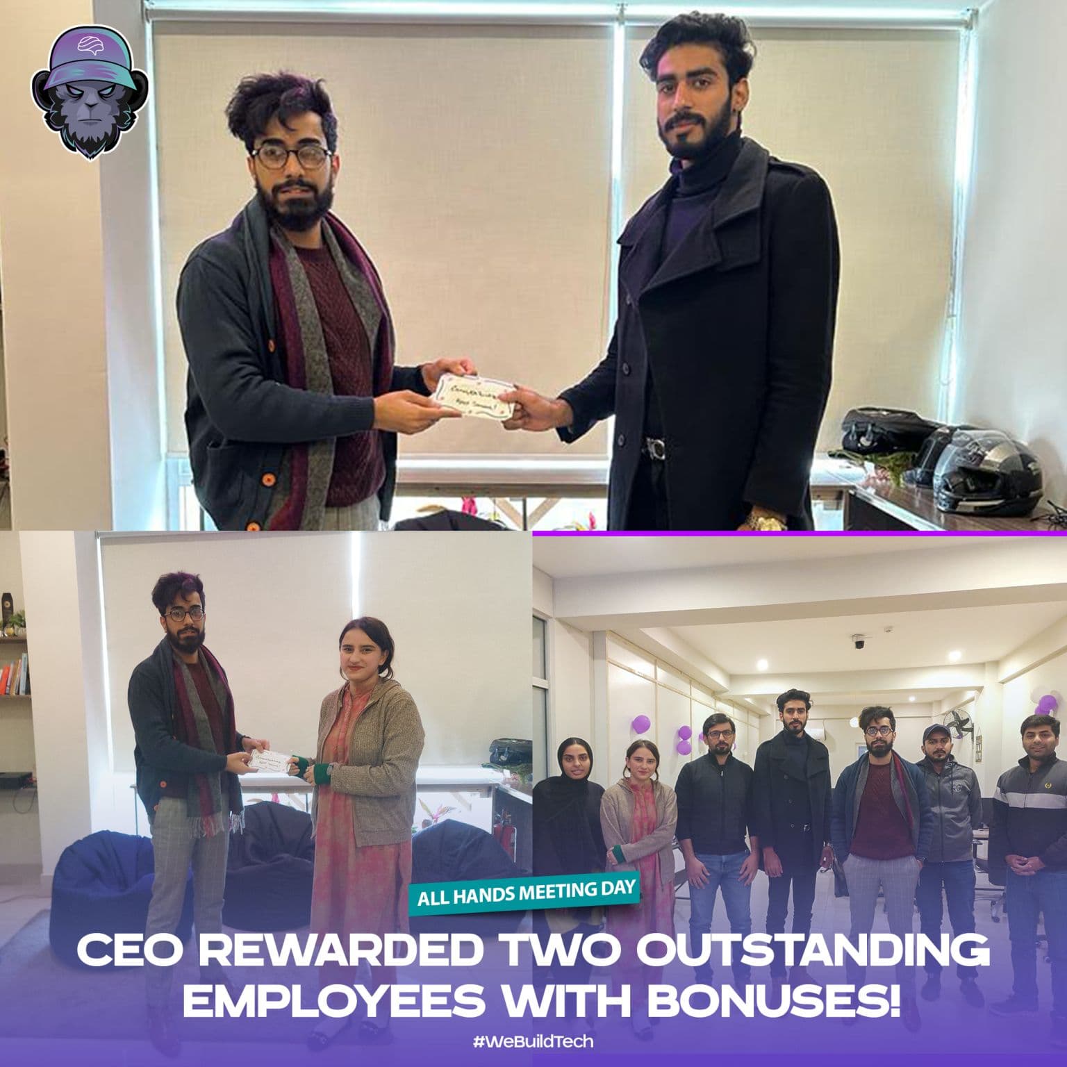 CEO recognition & team appreciation